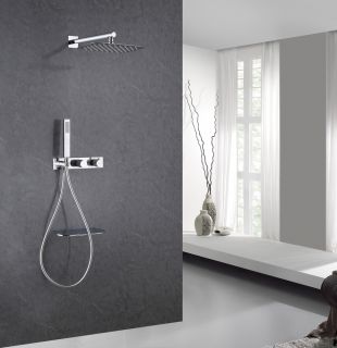 Душевая система ABBER Rund AF8750 с термостатом хром